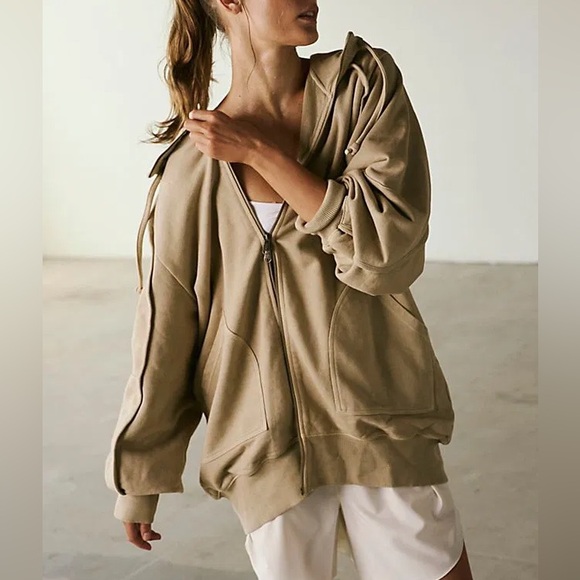 NWOT FP Movement Headliner Zip Up Hoodie - Picture 4 of 9